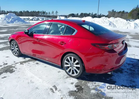 2020 Mazda Mazda3 Premium Package z USA, uszkodzony, nr VIN 3MZBPBEM0LM129057